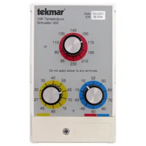 002 | 10K Temperature Simulator | Tekmar