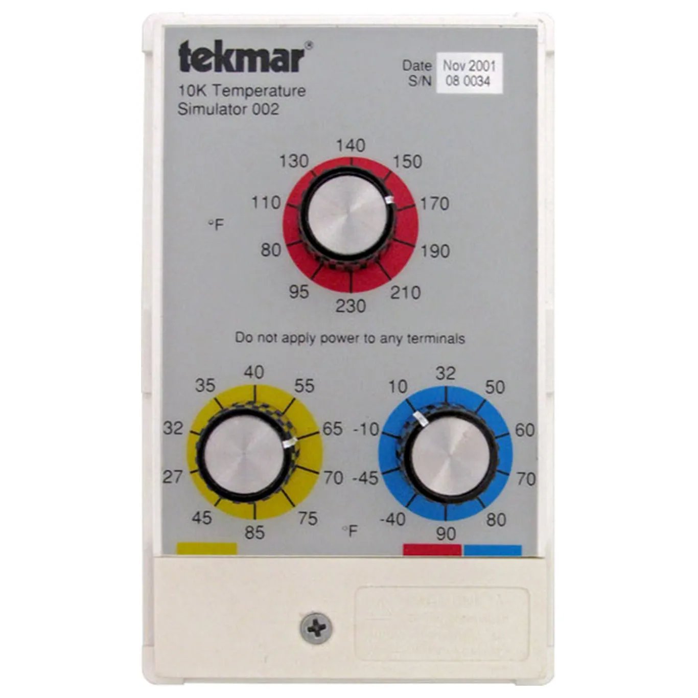 002 | 10K Temperature Simulator | Tekmar