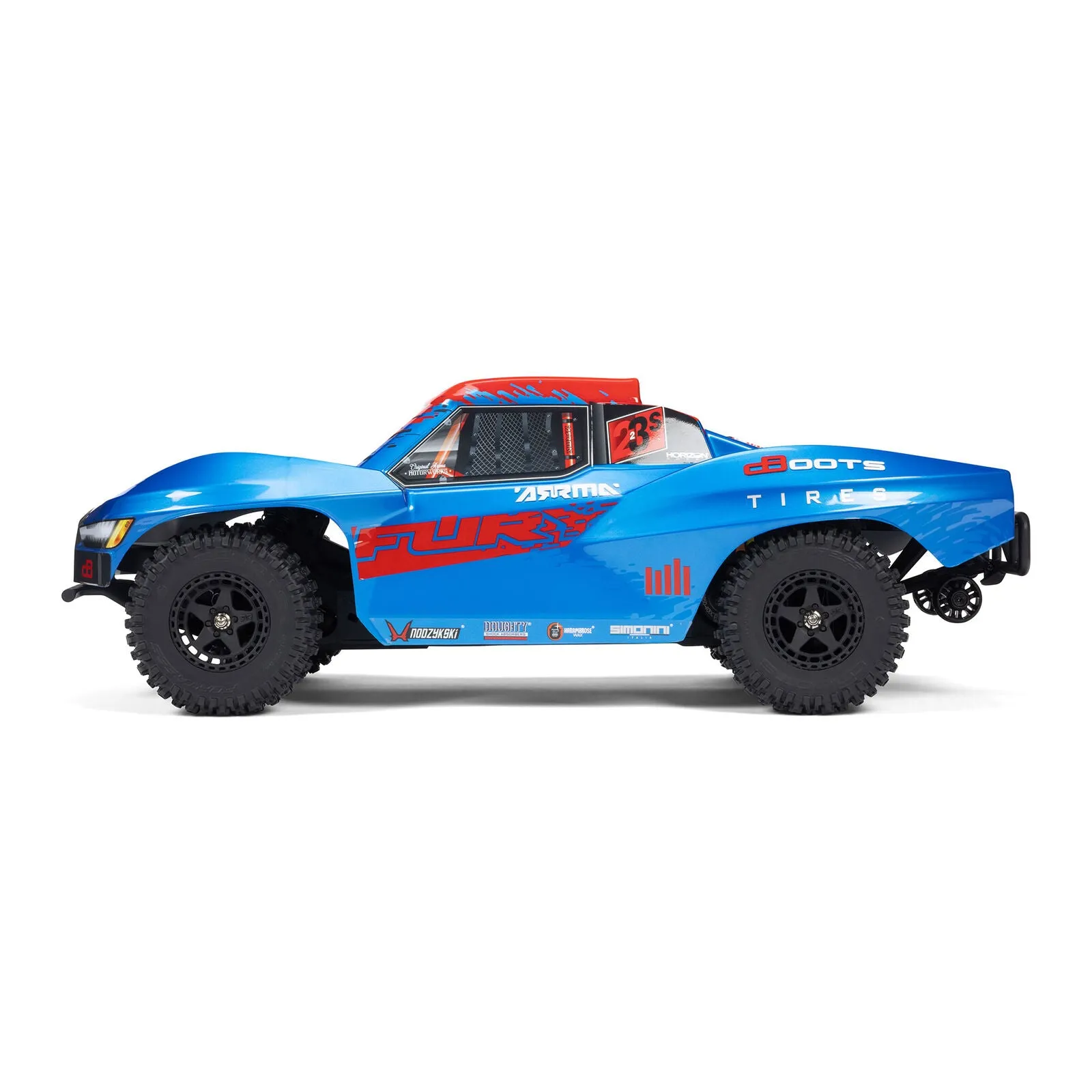 1/10 FURY 2wd 223S BLX Brushless Short Course Truck RTR with DSC, Blue