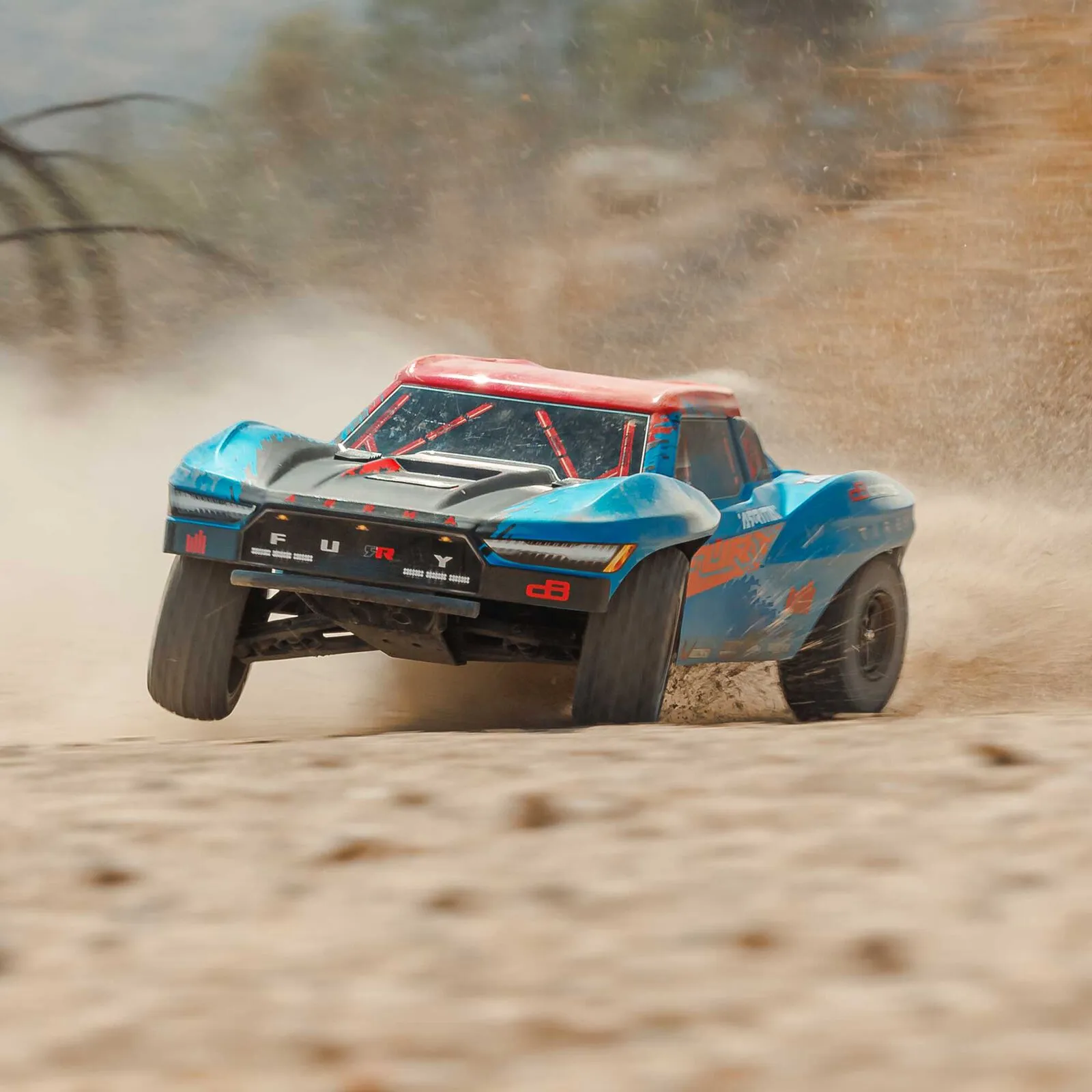 1/10 FURY 2wd 223S BLX Brushless Short Course Truck RTR with DSC, Blue