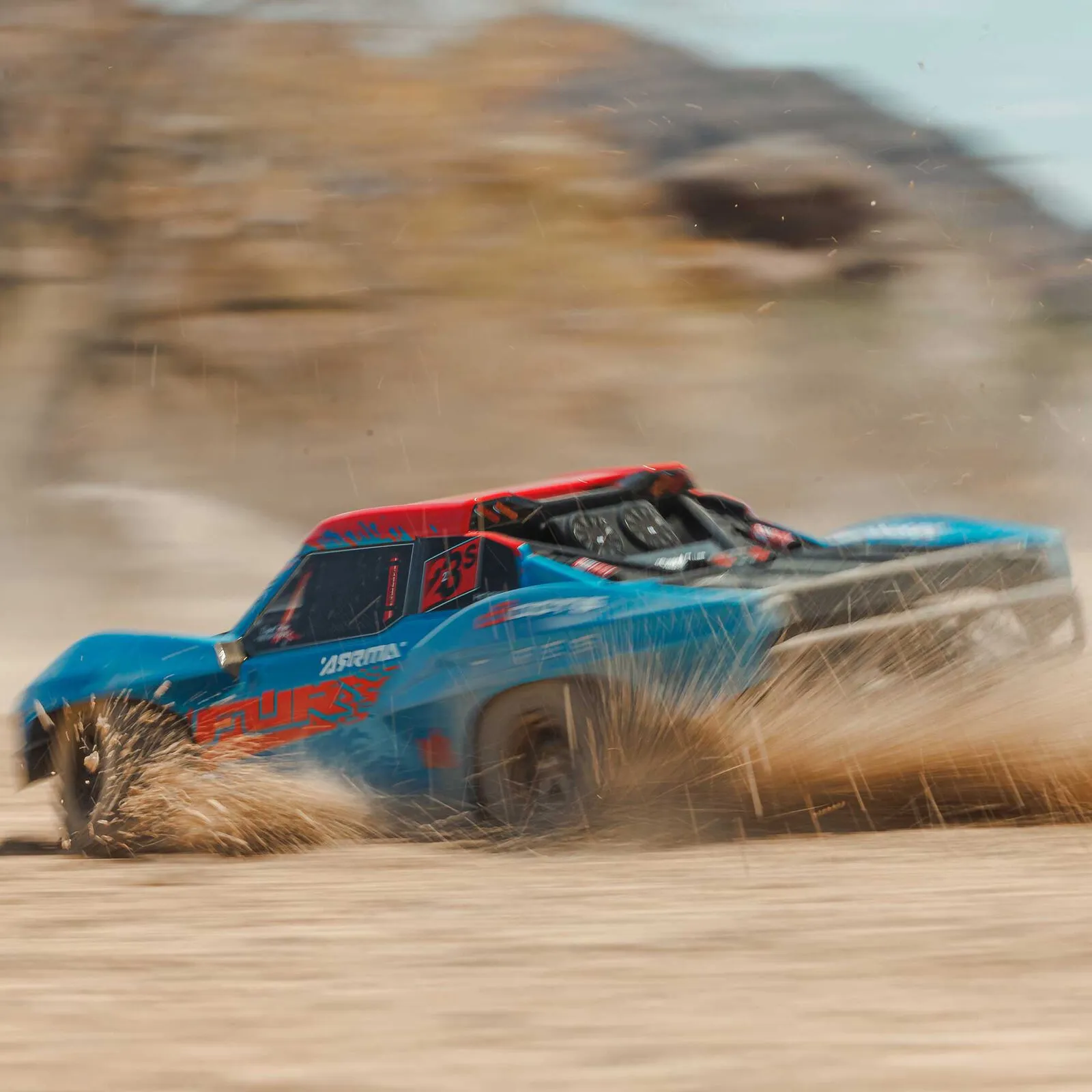 1/10 FURY 2wd 223S BLX Brushless Short Course Truck RTR with DSC, Blue