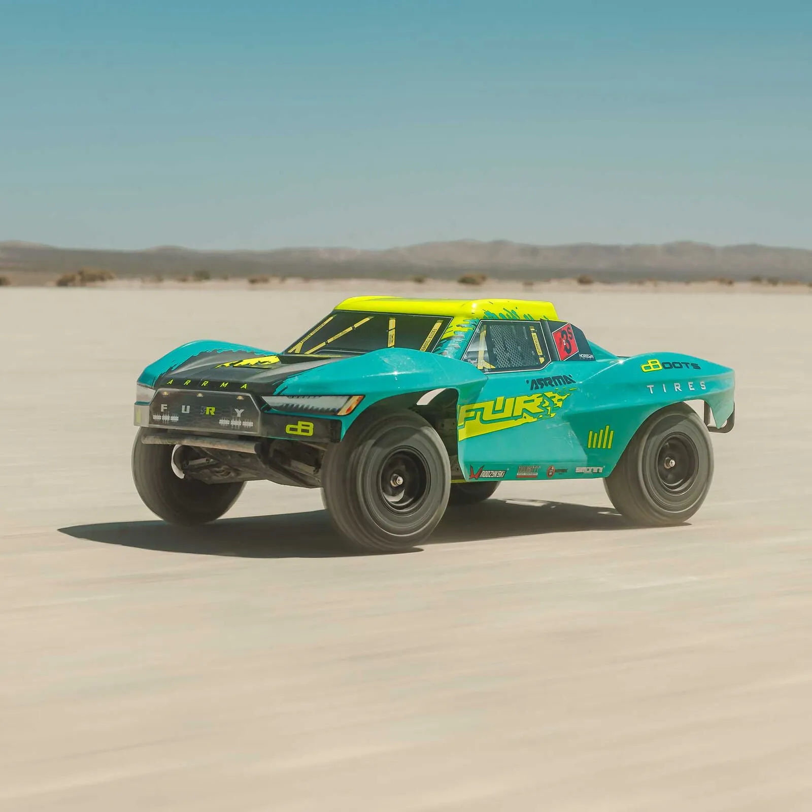 1/10 FURY 2wd 223S BLX Brushless Short Course Truck RTR with DSC, Green