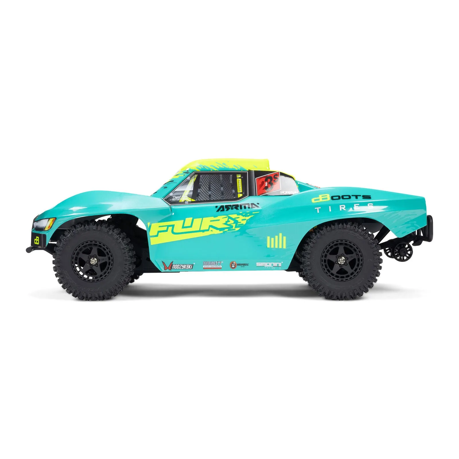 1/10 FURY 2wd 223S BLX Brushless Short Course Truck RTR with DSC, Green