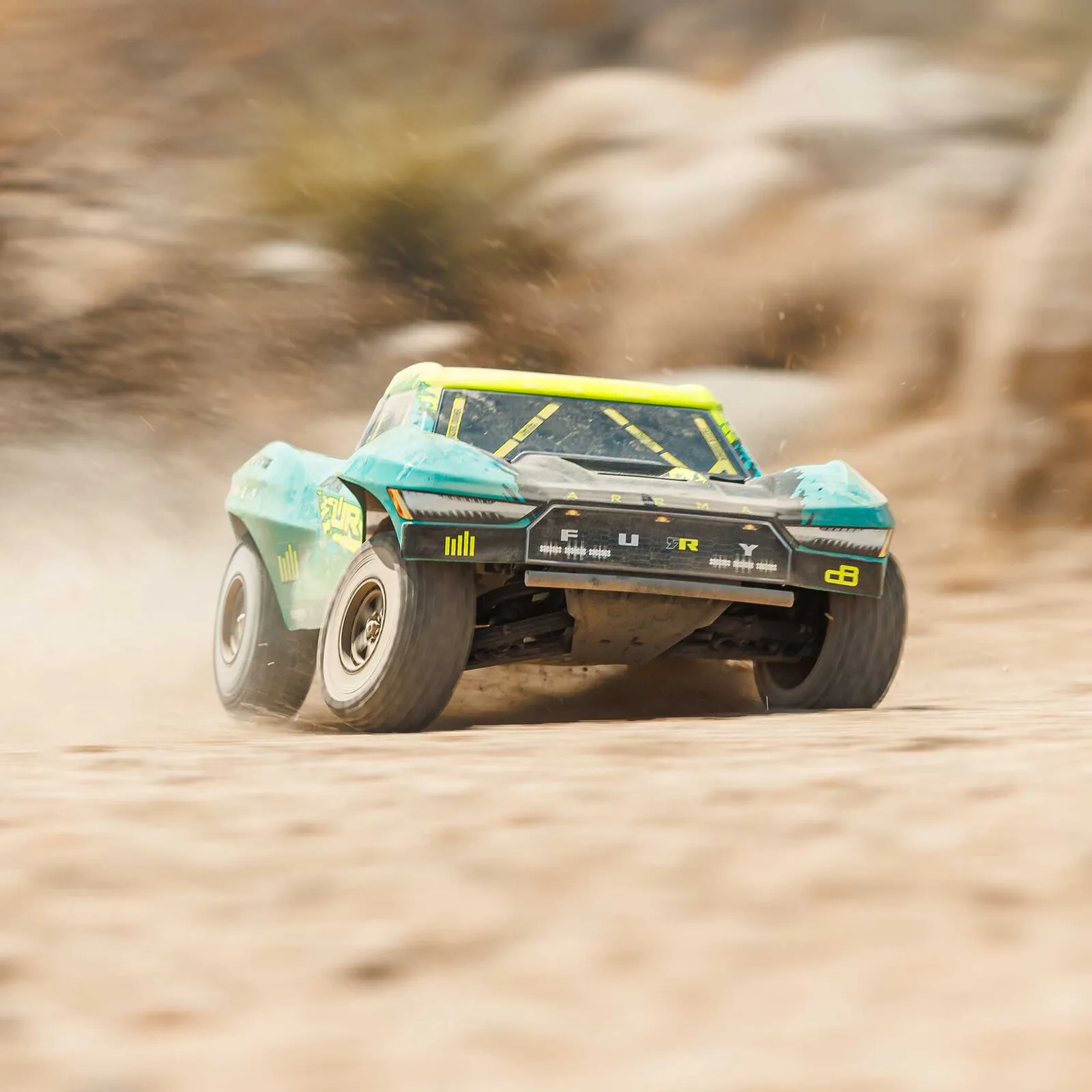 1/10 FURY 2wd 223S BLX Brushless Short Course Truck RTR with DSC, Green