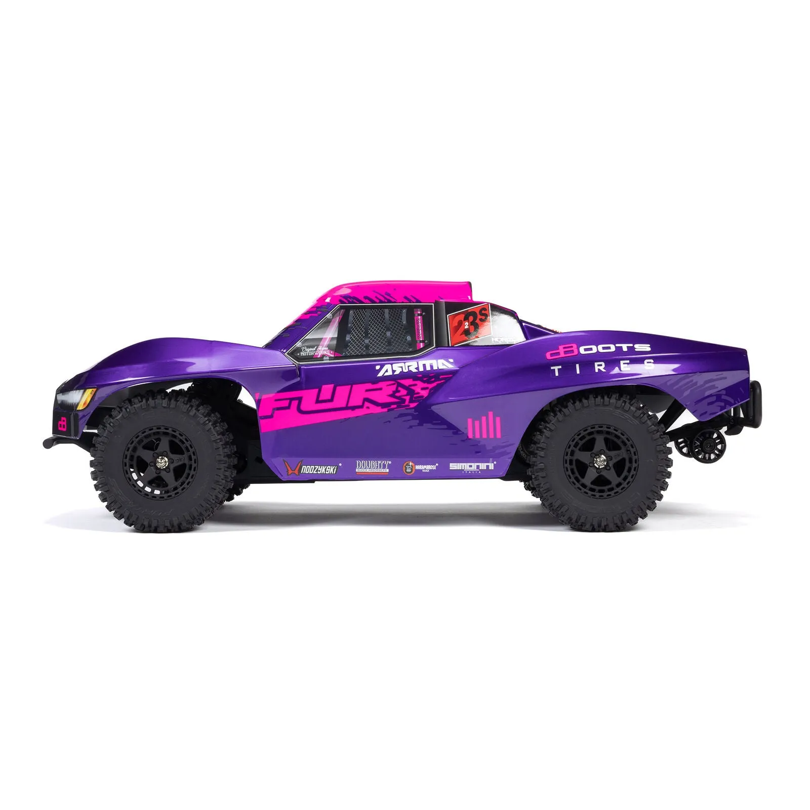 1/10 FURY 2wd 223S BLX Brushless Short Course Truck RTR with DSC, Purple