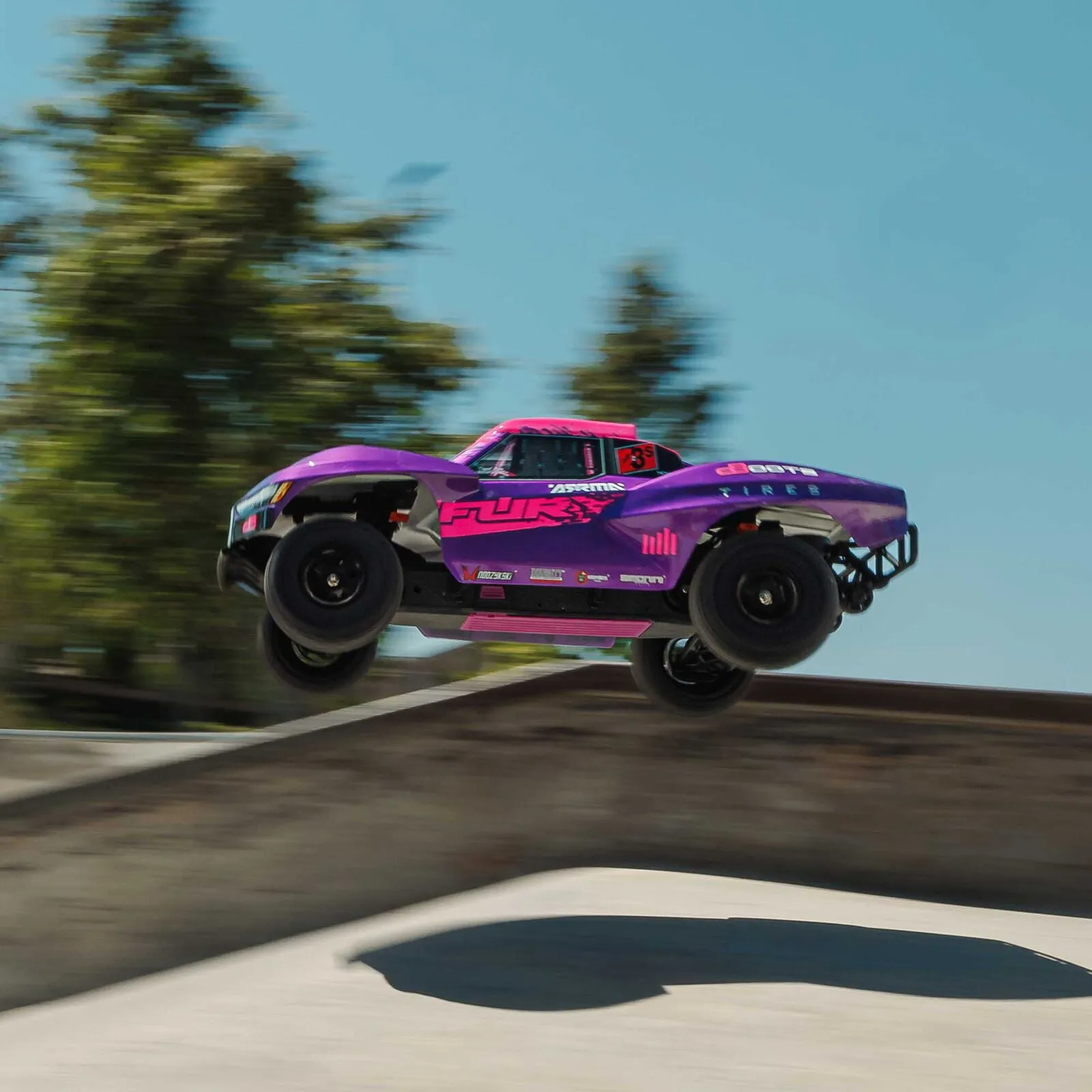 1/10 FURY 2wd 223S BLX Brushless Short Course Truck RTR with DSC, Purple