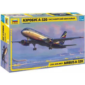 1/144 Civil Airliner  Airbus A320  Plastic Model Kit