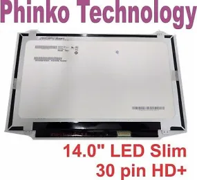 14.0 Slim LED Screen B140RT02.3 LP140WD2(TP)(B1) 30pin 1600x900