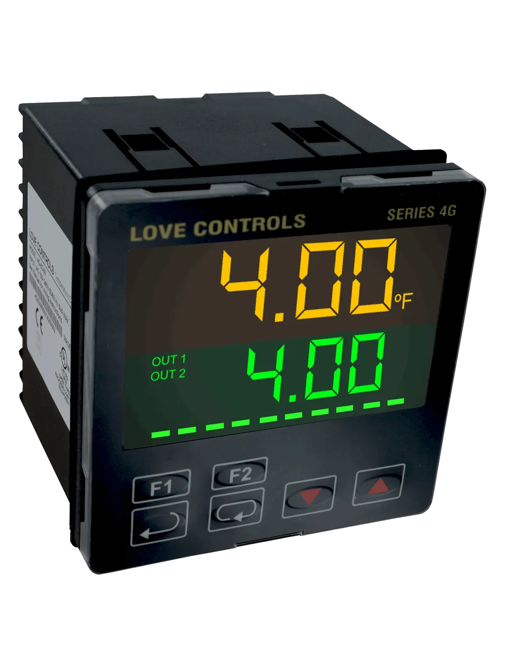 16G-53-11 | 1/16 DIN temperature/controller | current/relay | RS485 | 2 event inputs | Dwyer