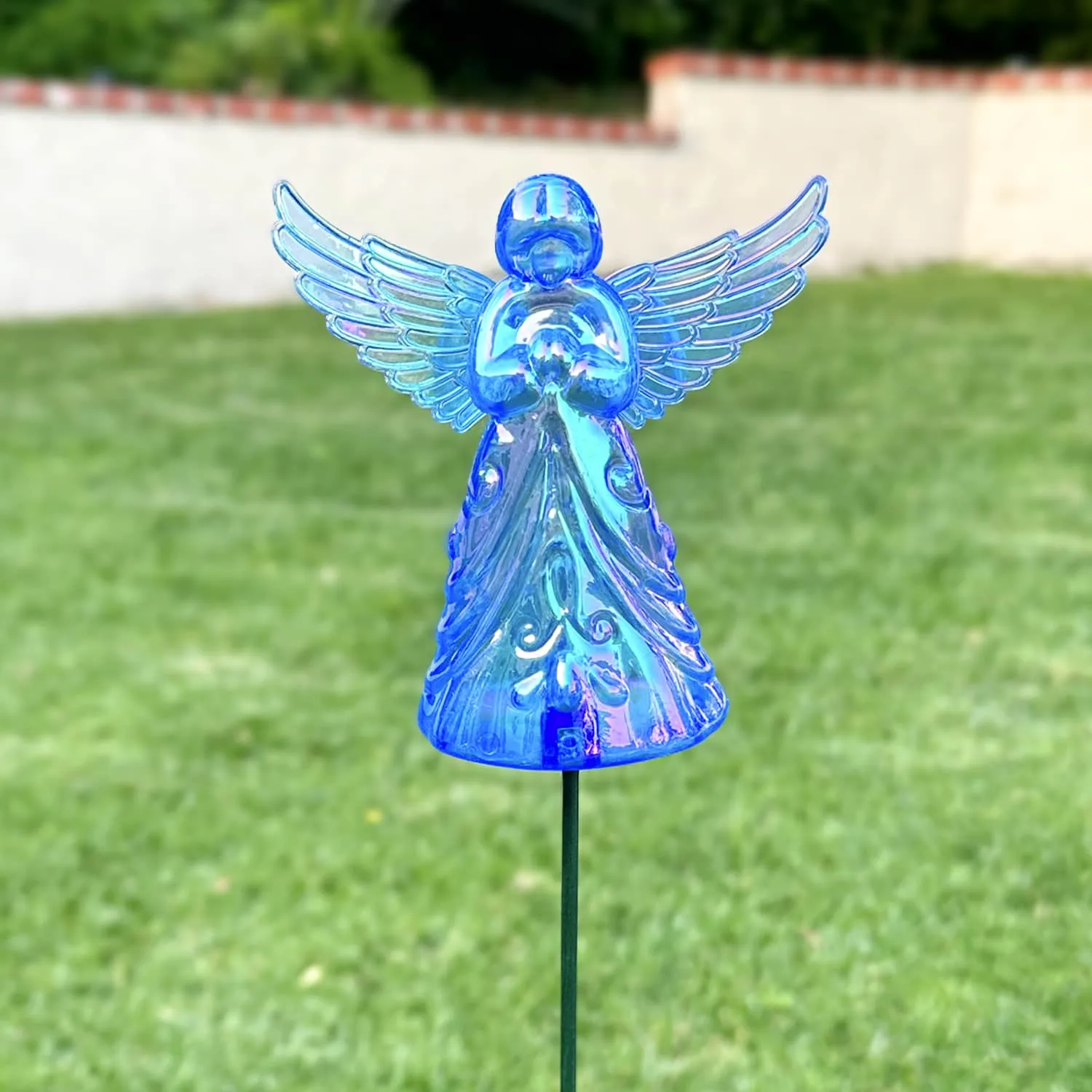 2 Piece Blue Angel WindyWing Garden Stakes, 4.5 by 30 Inches