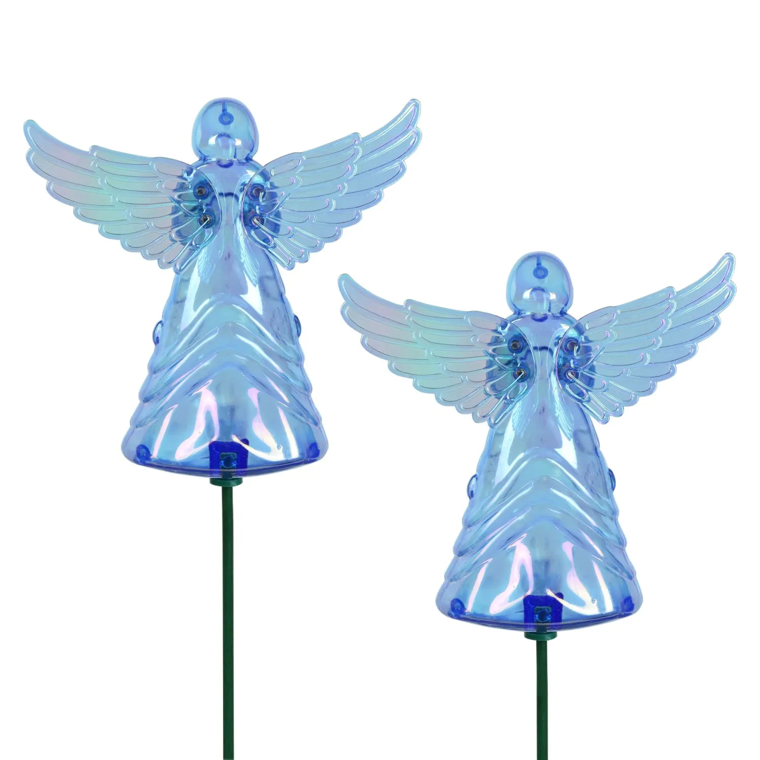 2 Piece Blue Angel WindyWing Garden Stakes, 4.5 by 30 Inches