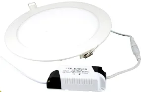 20 Watt 240mm Circular LED Panel with White Trim