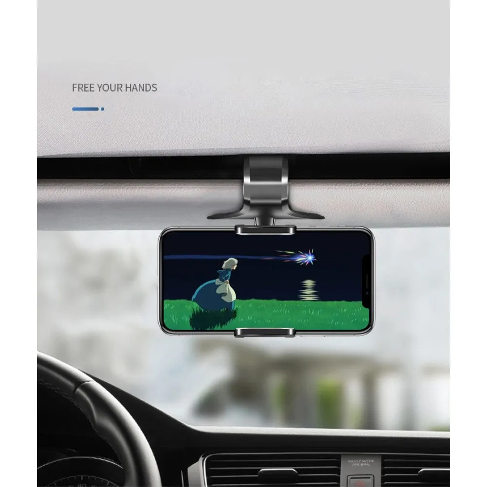 3 in 1 Car GPS Smartphone Holder: Dashboard / Visor Clamp   AC Grid Clip for Intex cloud Force - Black