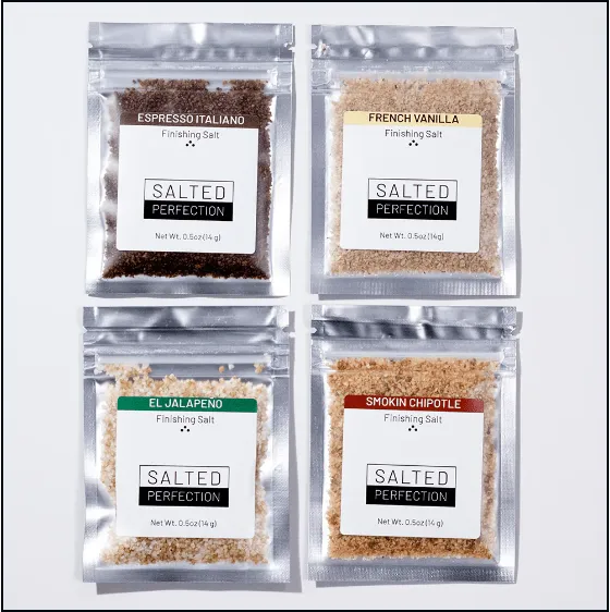 4 Flavor Salt Flight “Call Me Sassy & Classy” by Salted Perfection
