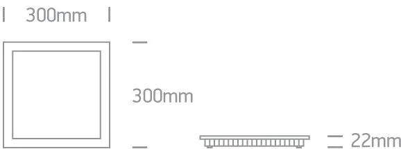 50130FA LED 30W DL IP40 230V
