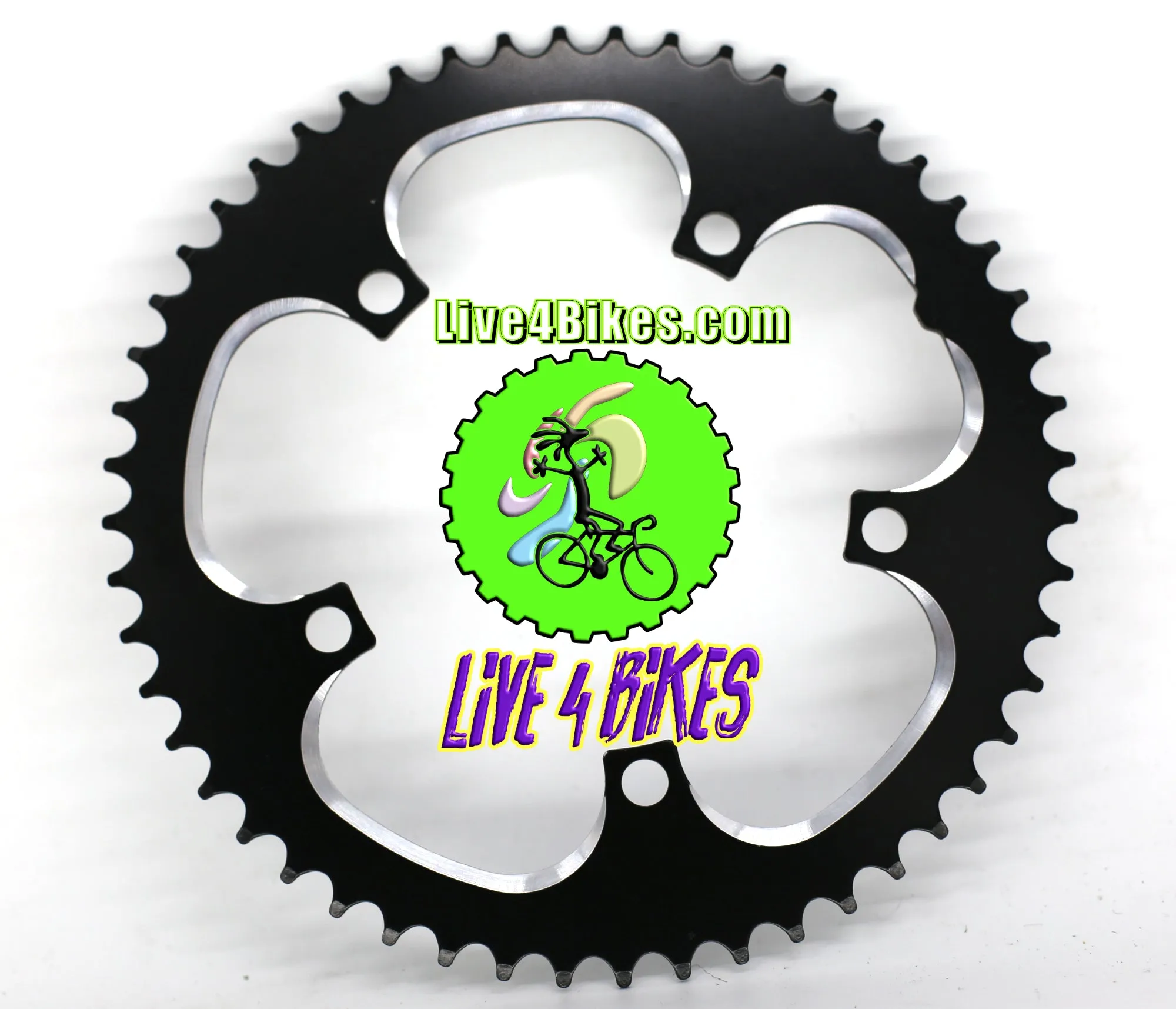 52t chainring sprocket 5 bolt 130BCD Aluminum CNC - Live 4 Bikes