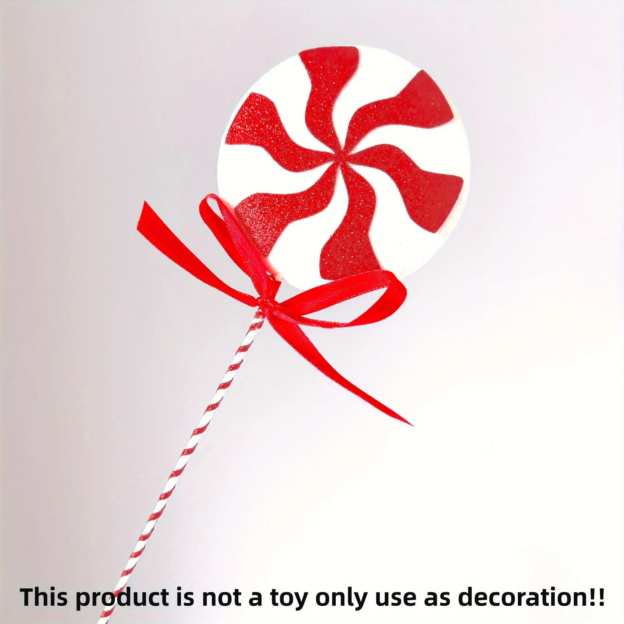 5pcs Christmas Simulation Candy Lollipop Christmas Tree Ornament