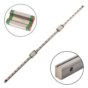 700mm Linear Rail Guide MGN12 Linear Rail with 2 Stainless Steel
