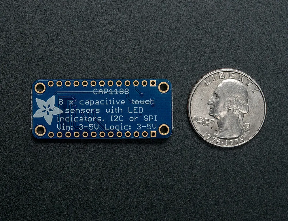 Adafruit 8-Key Capacitive Touch Sensor Breakout - I2C or SPI
