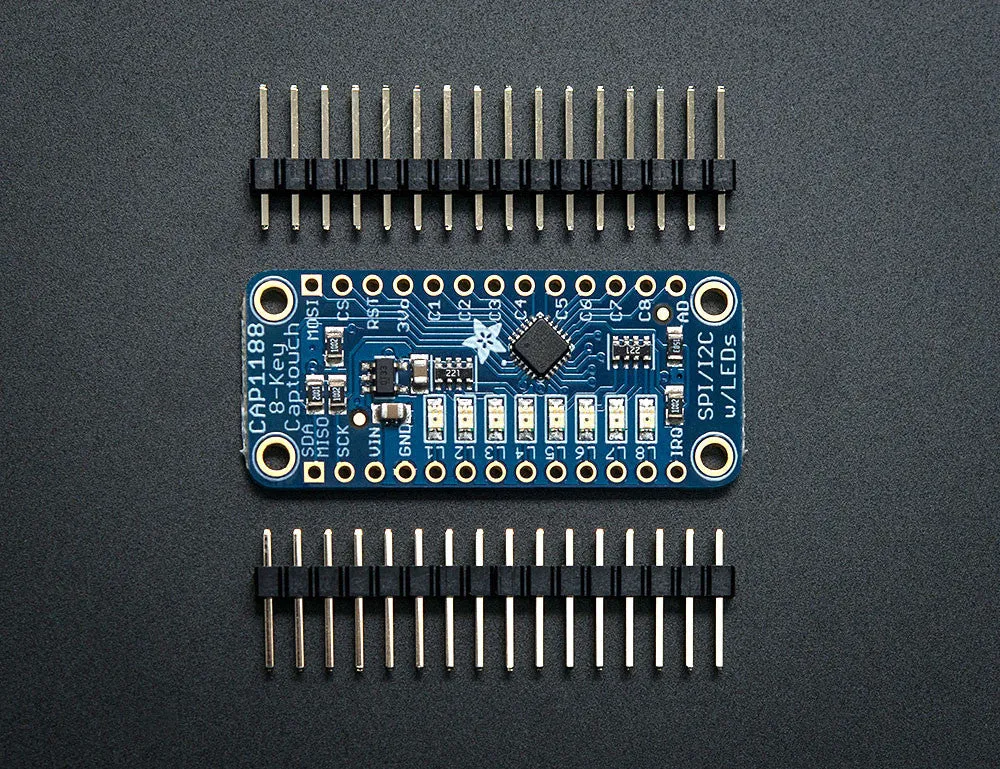 Adafruit 8-Key Capacitive Touch Sensor Breakout - I2C or SPI