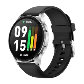 Amazfit Pop 3R Smart Watch (45.5mm) Silver Case With Black Silicone Strap