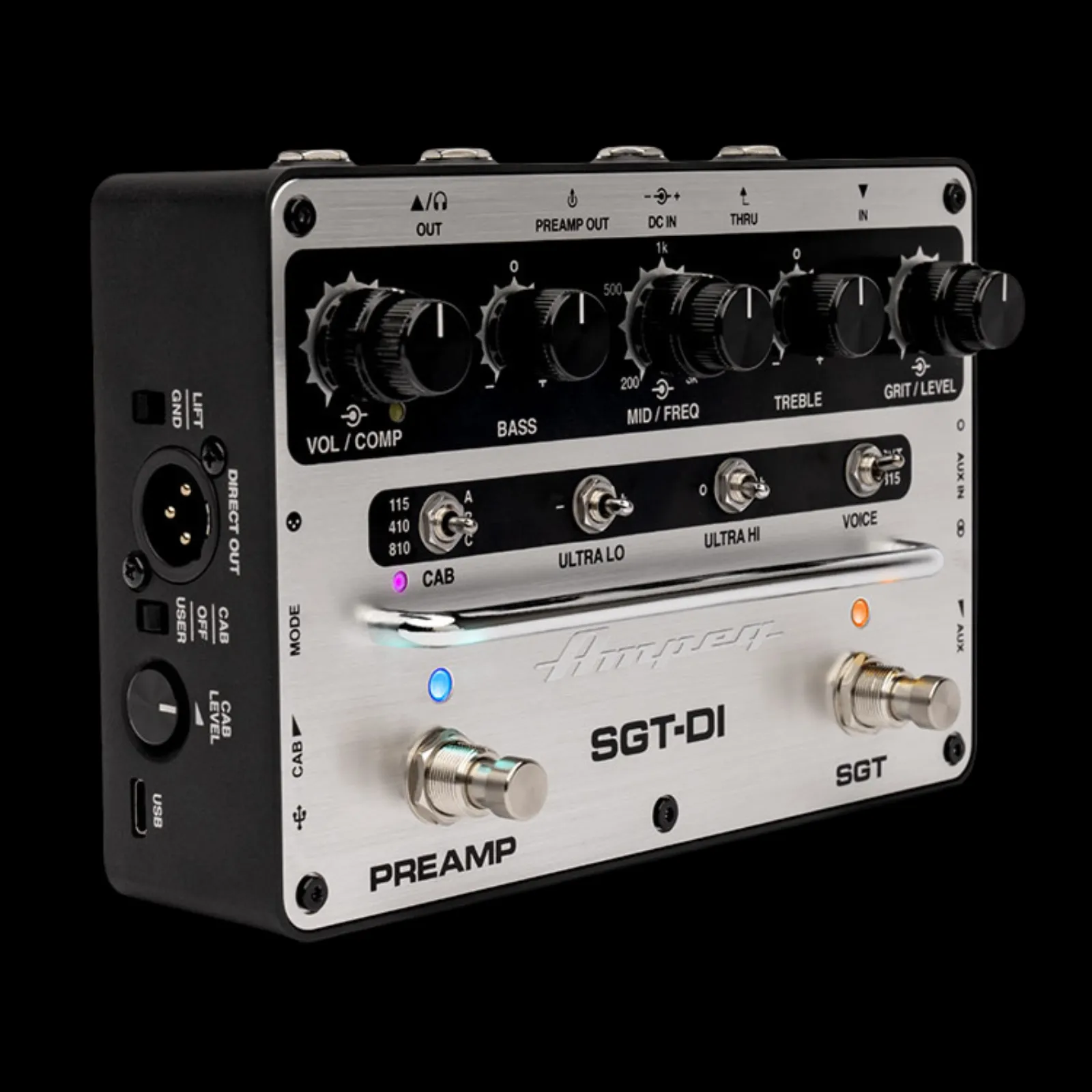 Ampeg SGT-DI Bass Preamp Pedal and DI
