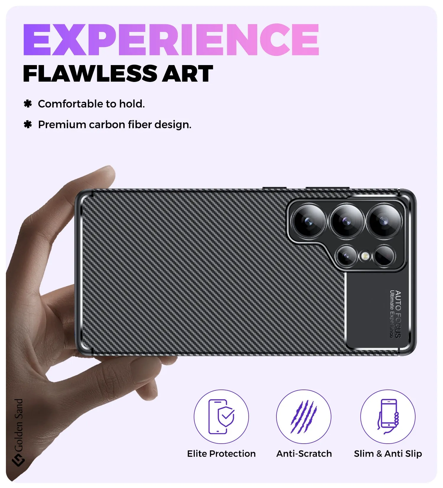 Aramid Fibre Rugged Flexible TPU Series Shockproof Armor Back Cover for Samsung Galaxy S25 Ultra 5G, 6.8 inch, Black