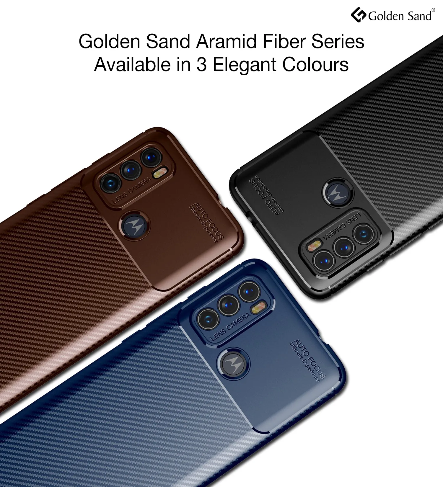Aramid Fibre Series Shockproof Armor Back Case for Motorola Moto G40 Fusion, Motorola Moto G60, 6.8 inch, Black