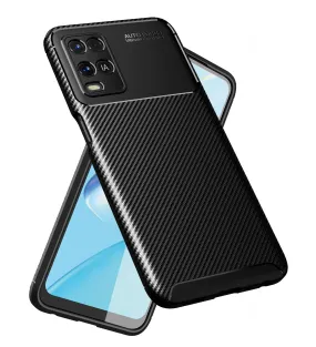 Aramid Fibre Series Shockproof Armor Back Case for Oppo A54 4G, 6.51 inch, Black