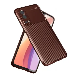 Aramid Fibre Series Shockproof Armor Back Case for vivo iQOO Z3, 6.58 inch, Brown