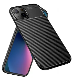 Aramid Fibre Series Shockproof Armor Back Cover for Apple iPhone 13 Mini, 5.4 inch, Black