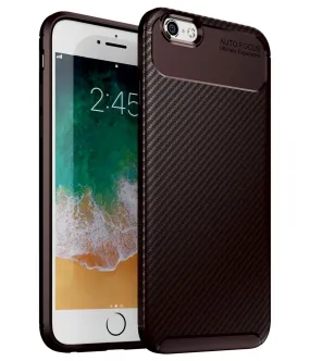 Aramid Fibre Series Shockproof Armor Back Cover for Apple iPhone 6,6s 4.7 inch, Brown