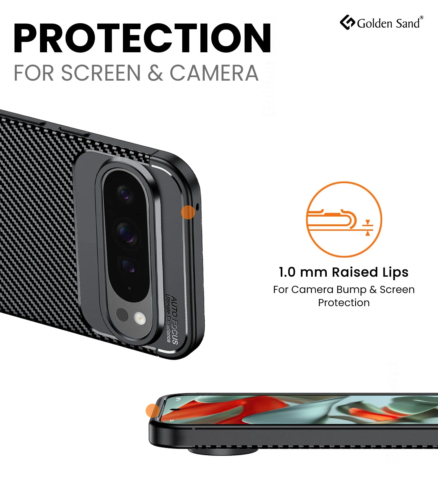 Aramid Fibre Series Shockproof Armor Back Cover for Google Pixel 9 Pro XL 5G, 6.8 inch, Black