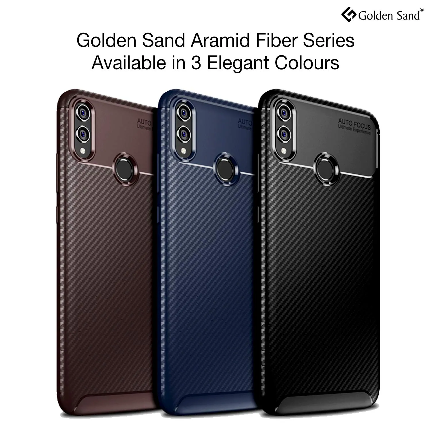 Aramid Fibre Series Shockproof Armor Back Cover for Honor 8X, 6.5 inch, Blue