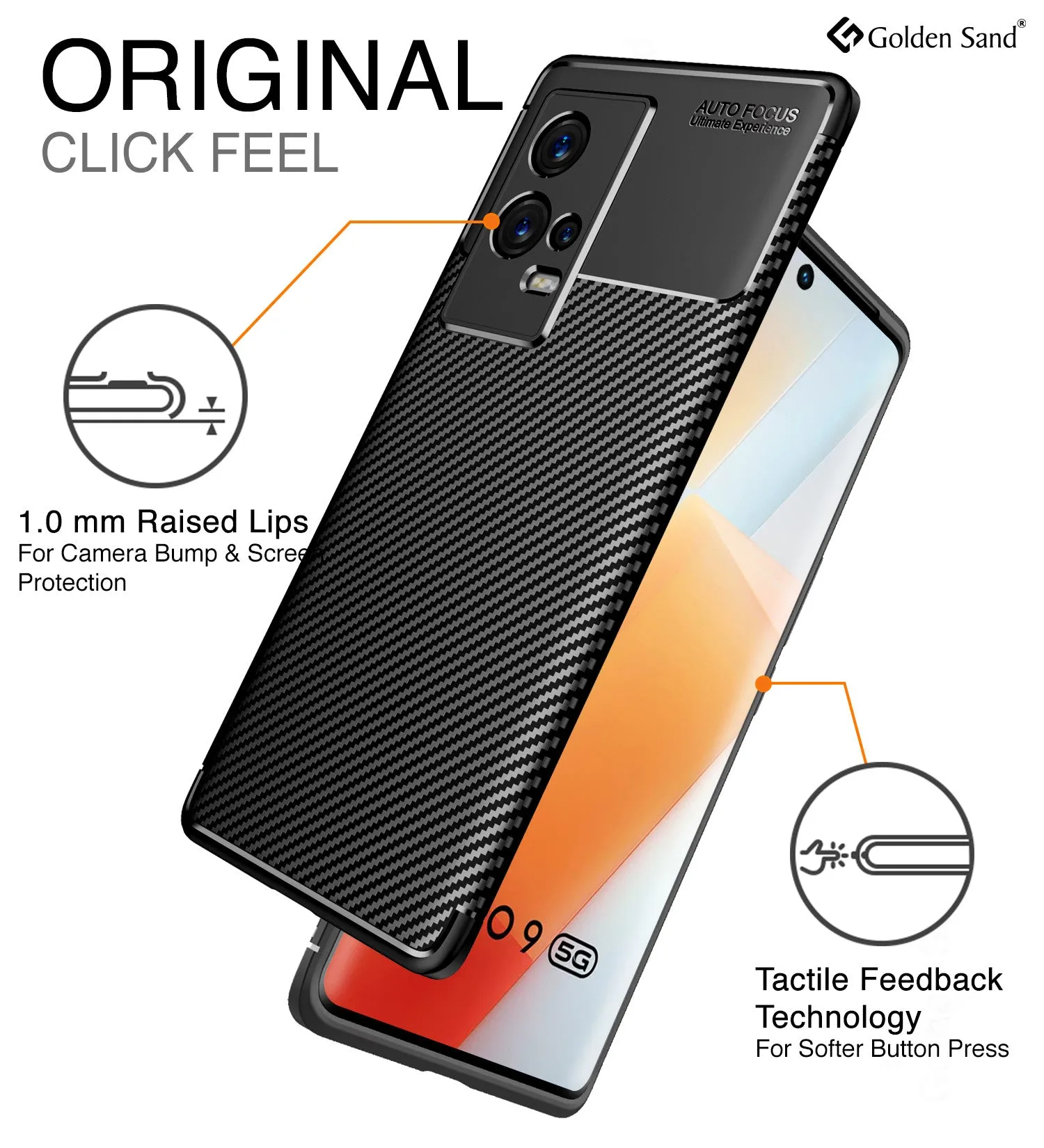 Aramid Fibre Series Shockproof Armor Back Cover for iQOO 9 5G, 6.56 inch, Black