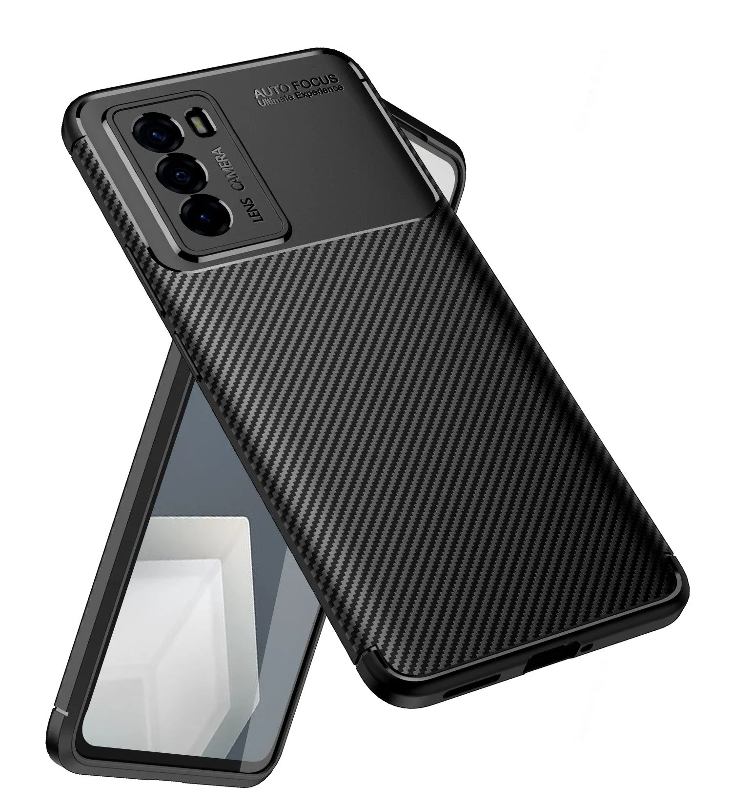 Aramid Fibre Series Shockproof Armor Back Cover for iQOO 9 SE 5G, 6.62 inch, Black