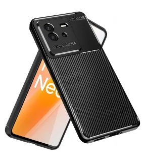 Aramid Fibre Series Shockproof Armor Back Cover for iQOO Neo 6 5G, 6.62 inch, Black