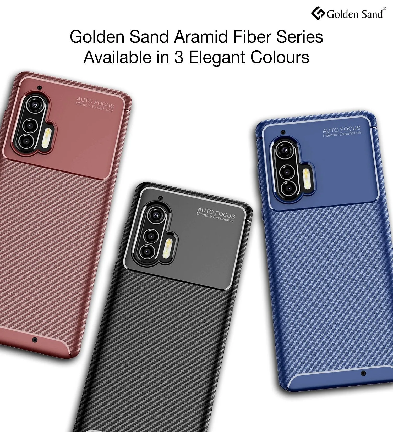 Aramid Fibre Series Shockproof Armor Back Cover for Moto Edge Plus 6.7 inch, Black