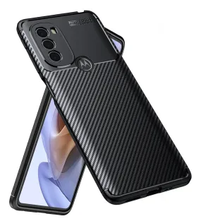 Aramid Fibre Series Shockproof Armor Back Cover for Motorola Moto G31, 6.47 inch, Black