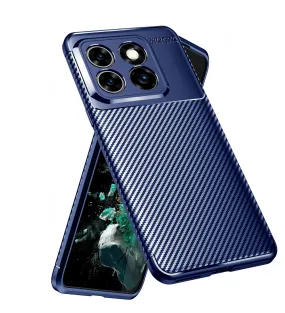 Aramid Fibre Series Shockproof Armor Back Cover for OnePlus 10T 5G, 6.7 inch, Blue