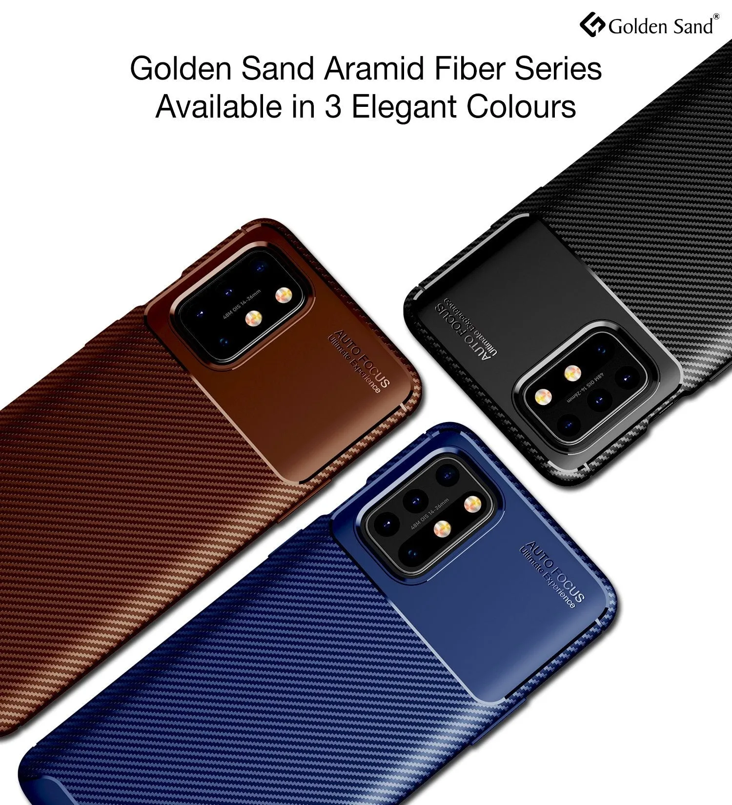 Aramid Fibre Series Shockproof Armor Back Cover for OnePlus 8T, One Plus 9R, Black