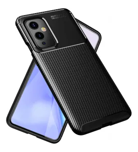Aramid Fibre Series Shockproof Armor Back Cover for OnePlus 9, 6.55 inch, Black