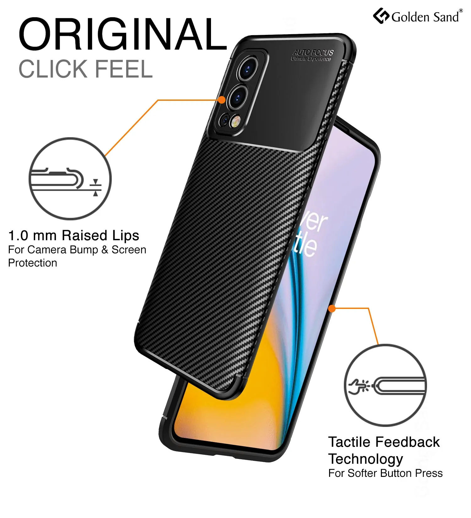 Aramid Fibre Series Shockproof Armor Back Cover for OnePlus Nord 2 5G, 6.43 inch, Black