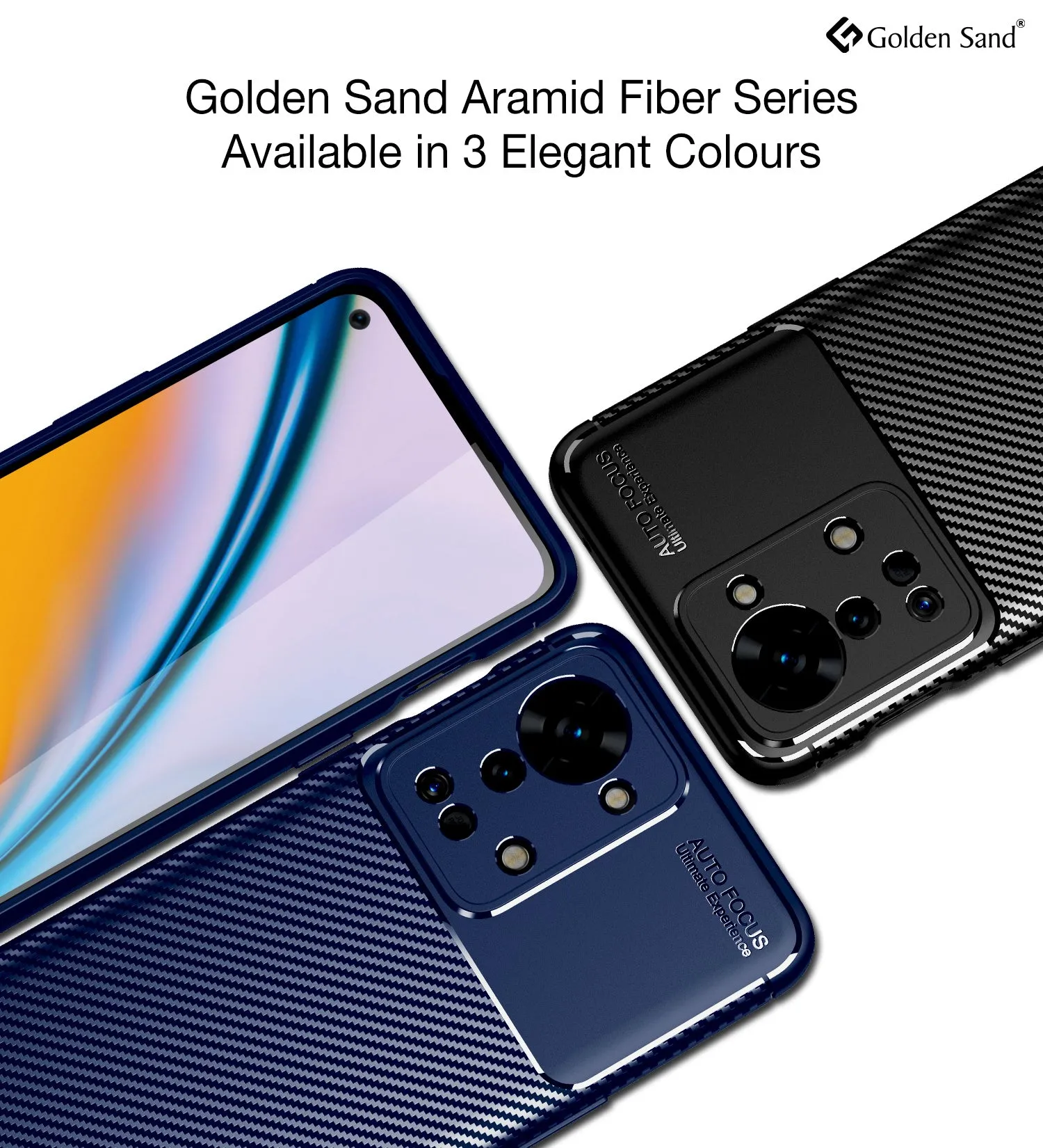 Aramid Fibre Series Shockproof Armor Back Cover for OnePlus Nord 2T, 6.43 inch, Blue