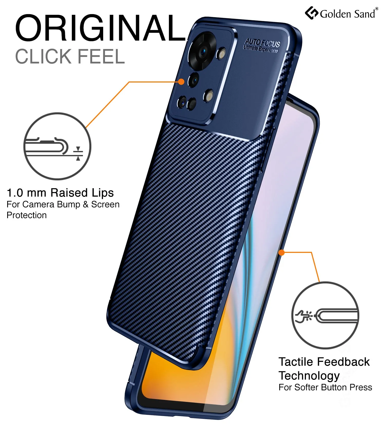 Aramid Fibre Series Shockproof Armor Back Cover for OnePlus Nord 2T, 6.43 inch, Blue