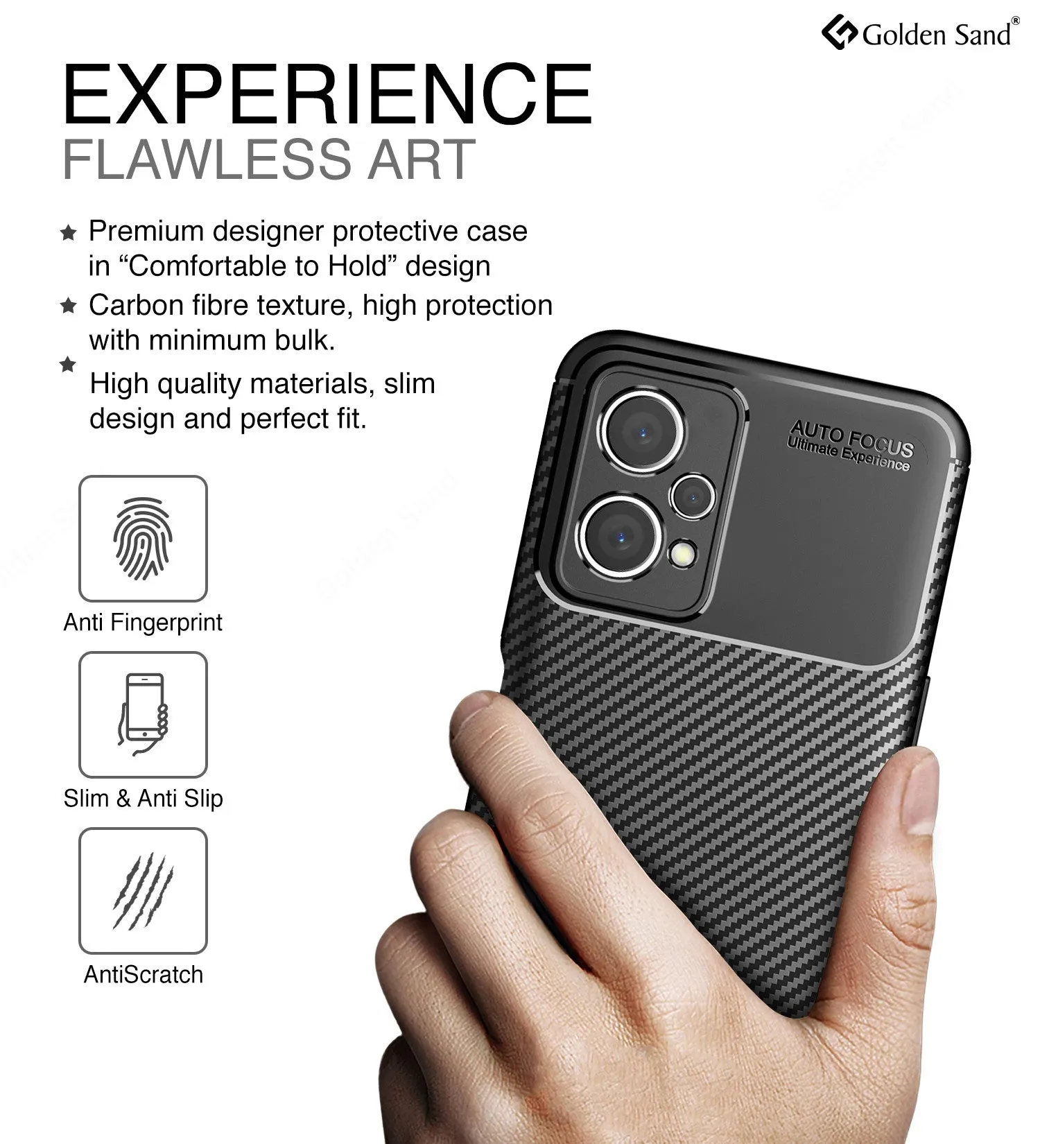 Aramid Fibre Series Shockproof Armor Back Cover for OnePlus Nord CE 2 Lite 5G, 6.59 inch, Black