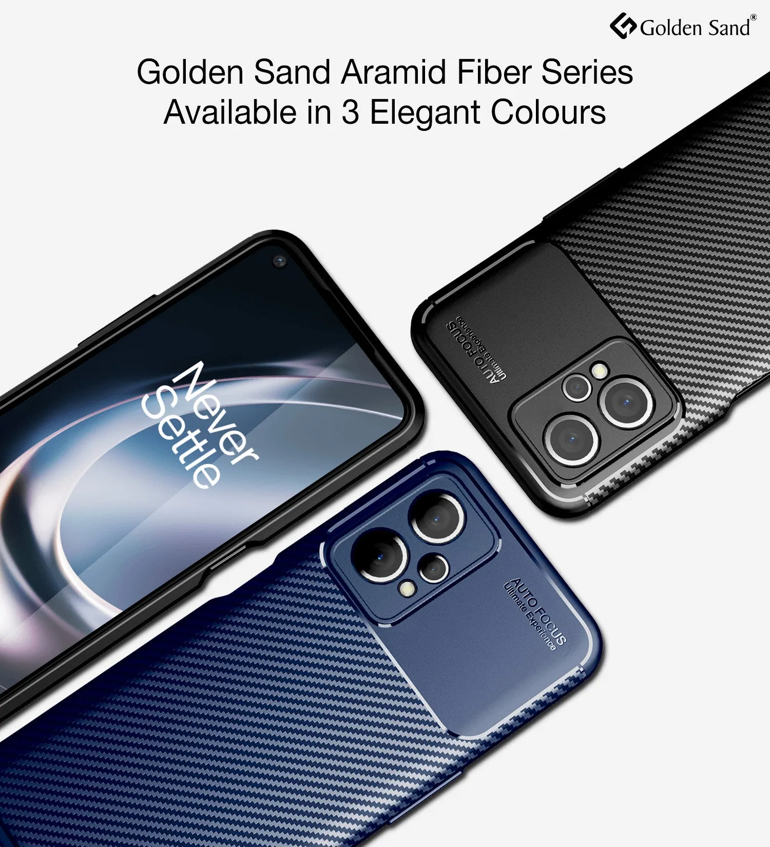 Aramid Fibre Series Shockproof Armor Back Cover for OnePlus Nord CE 2 Lite 5G, 6.59 inch, Black