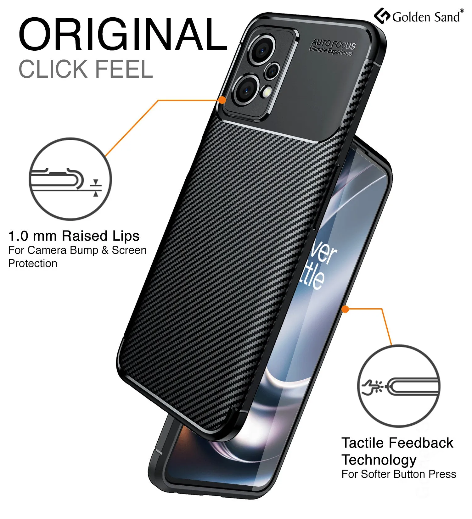 Aramid Fibre Series Shockproof Armor Back Cover for OnePlus Nord CE 2 Lite 5G, 6.59 inch, Black