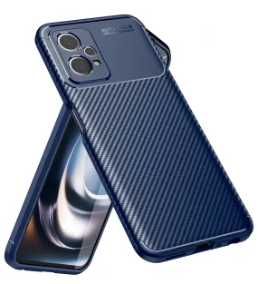 Aramid Fibre Series Shockproof Armor Back Cover for OnePlus Nord CE 2 Lite 5G, 6.59 inch, Blue