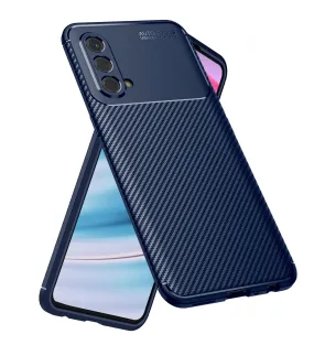 Aramid Fibre Series Shockproof Armor Back Cover for OnePlus Nord CE 5G, 6.43 inch, Blue